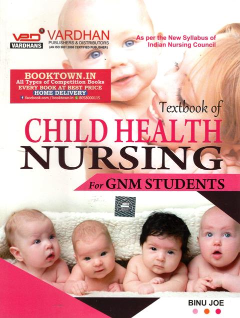 Vardhan Textbook Of Child Health Nursing For GNM Students By BINU JOE Latest Edition
